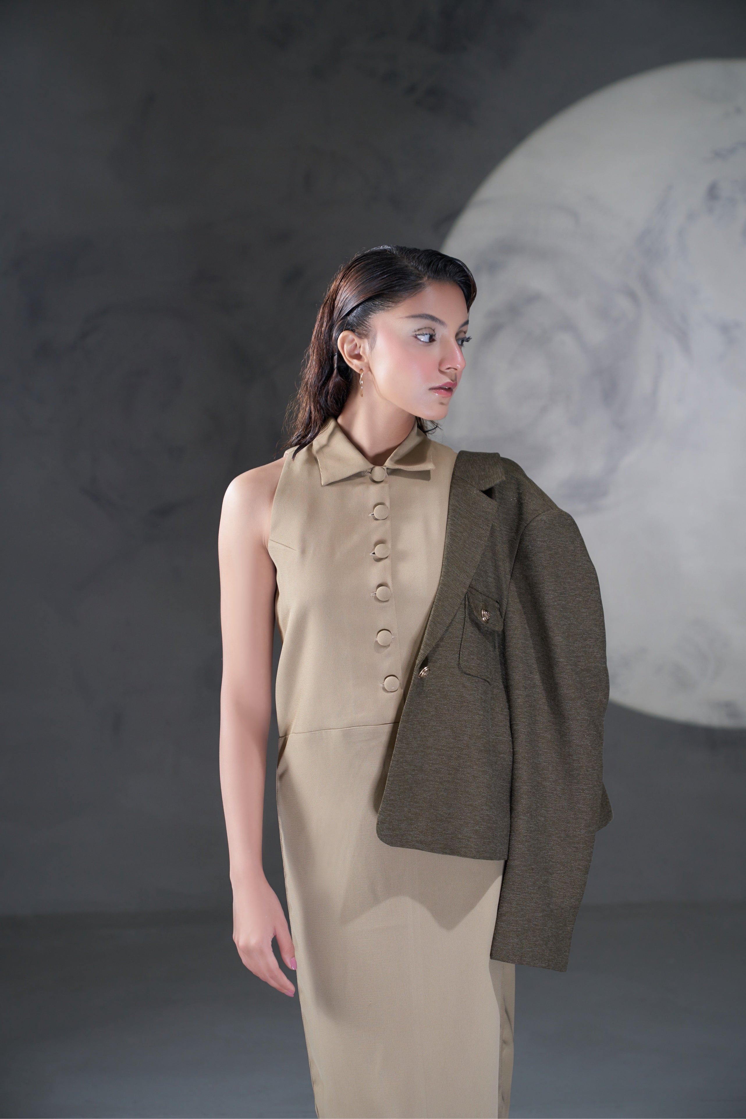 Lunar (olive and beige)