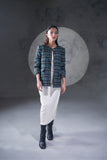 Check woolen blazer