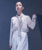 Nude colour blouse