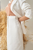 Pencil Skirt (White)