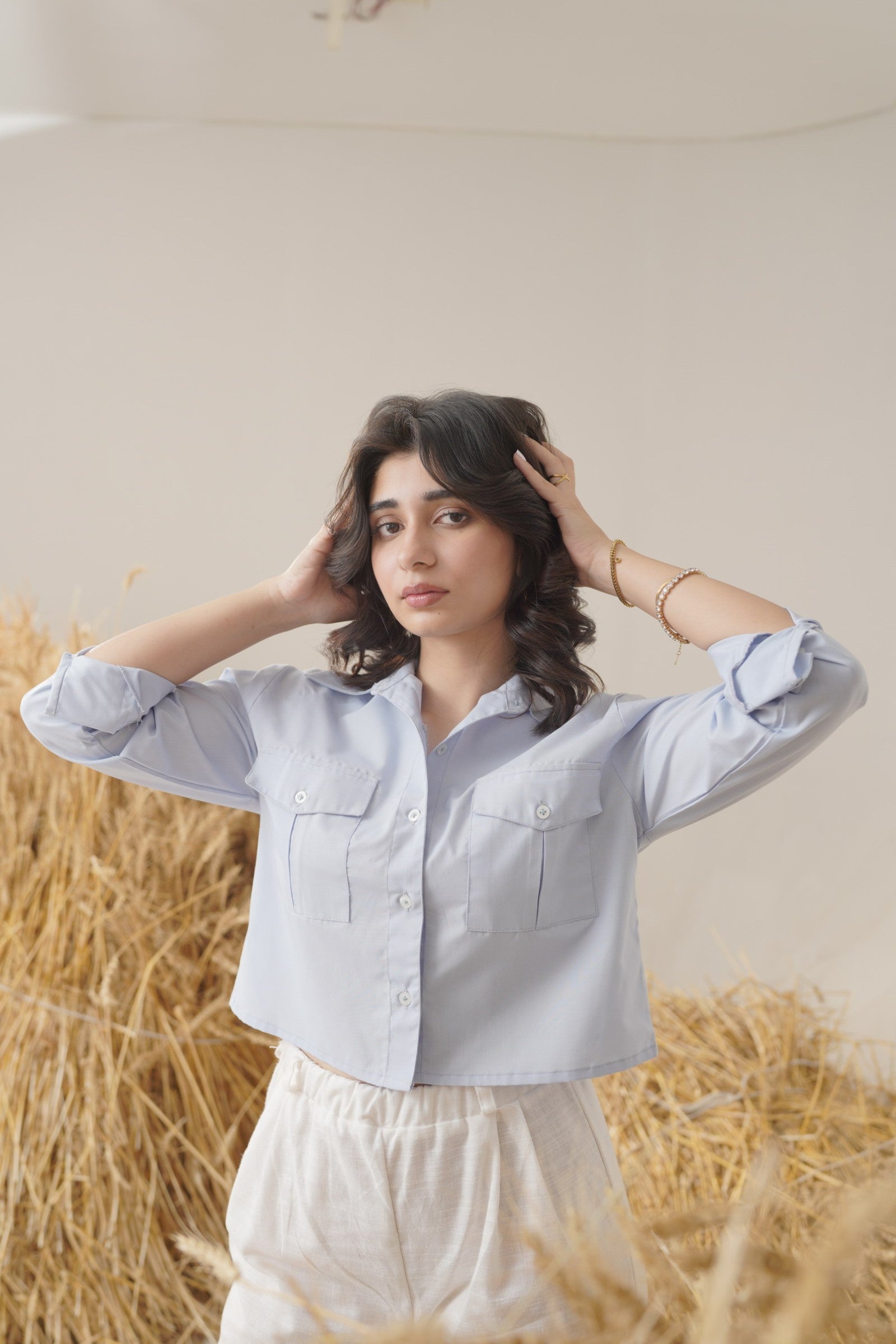Crop Top (Sky Blue)