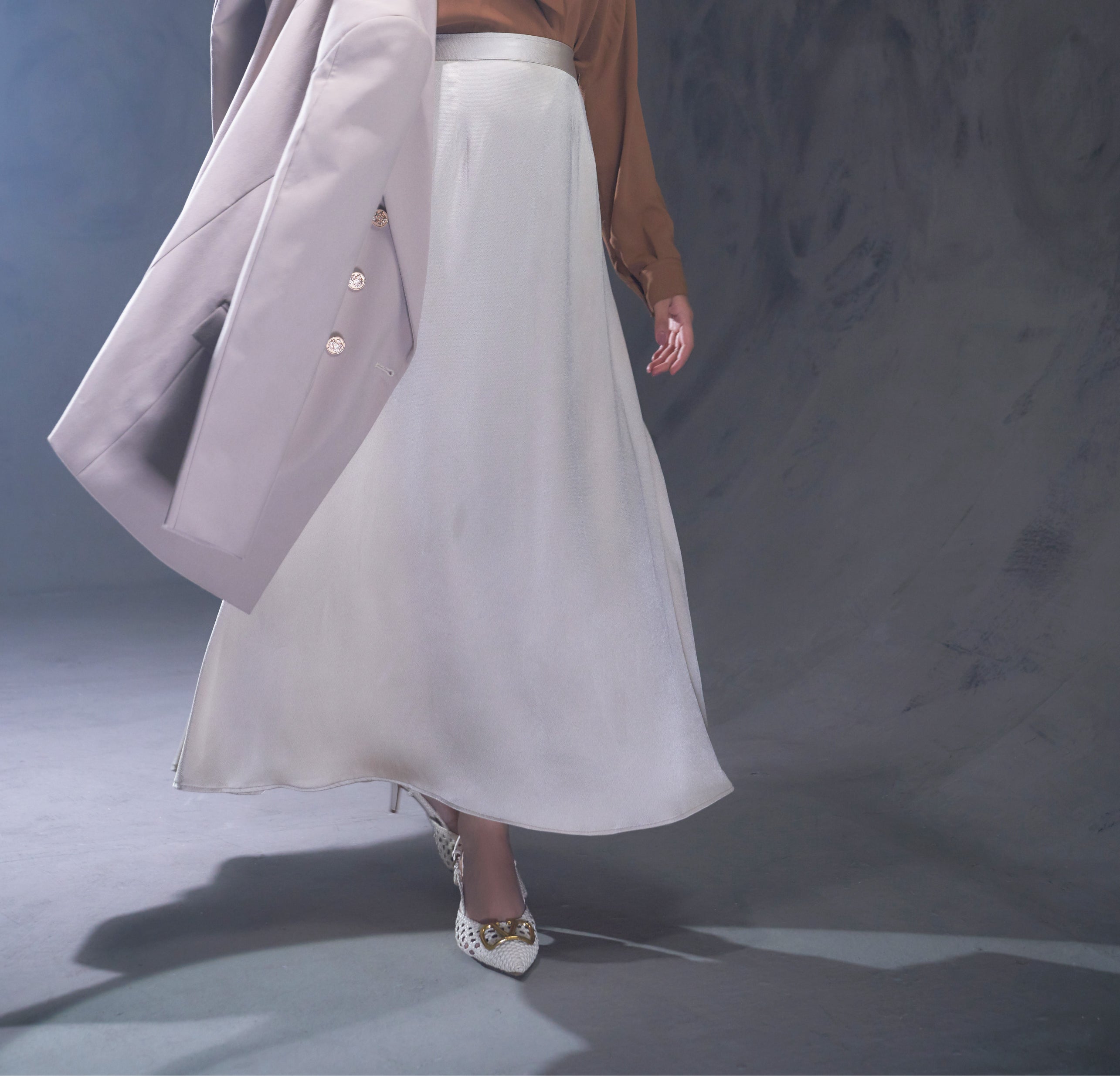 Cream Skirt